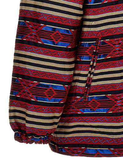 Needles Jacket Striped Pattern Side Pockets In Multicolor