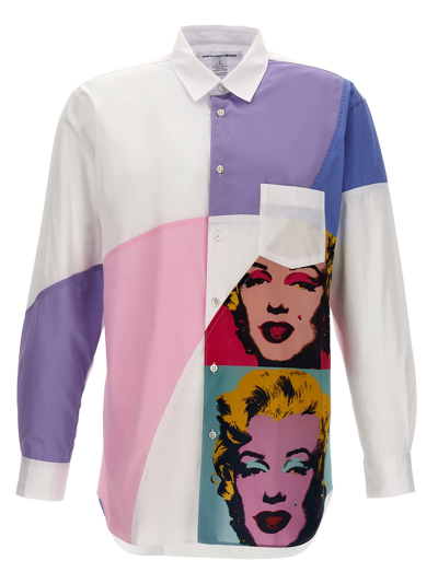 Shop Comme Des Garçons Shirt Andy Warhol Shirt In Multicolor