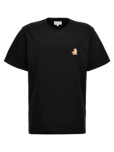 Shop Maison Kitsuné Speedy Fox T-shirt In Black