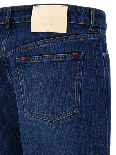 Shop Ami Alexandre Mattiussi Denim Jeans In Blue