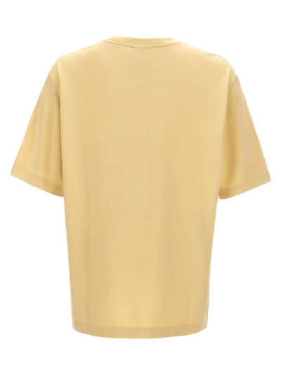 Shop Maison Kitsuné Bold Fox Head T-shirt In Beige