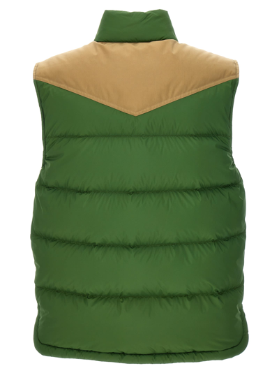 Shop Moncler Veny Vest In Green