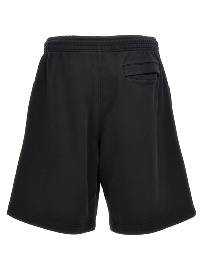 Shop Maison Kitsuné Bold Fox Head Bermuda Shorts In Black