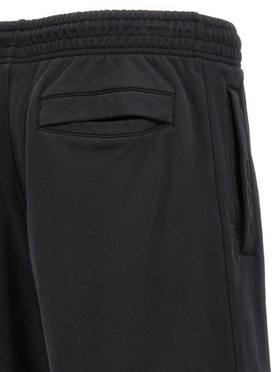 Shop Maison Kitsuné Bold Fox Head Bermuda Shorts In Black