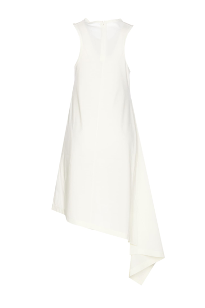 Shop Y-3 Logo Dress In White