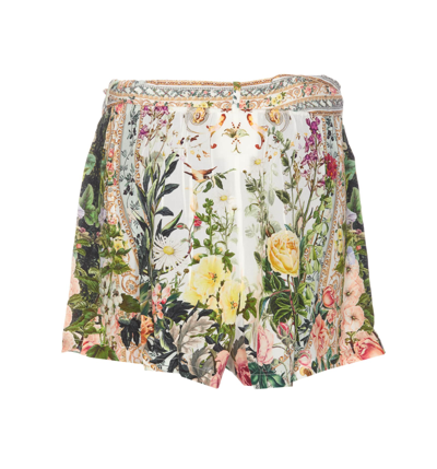 Shop Camilla Tuck Front Shorts In Multicolour