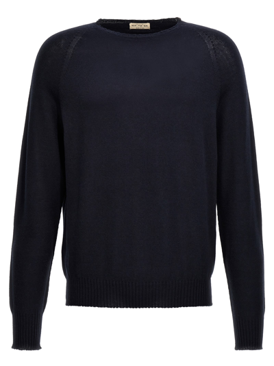 Shop Ma'ry'ya Crew-neck Sweater In Blue