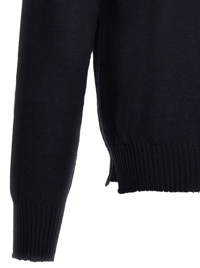 Ma'ry'ya Cashmere Cotton Sweater In Blue
