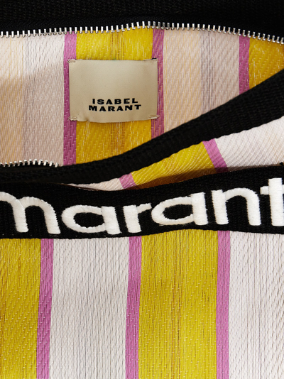 Shop Isabel Marant Powden Clutch Bag In Multicolor