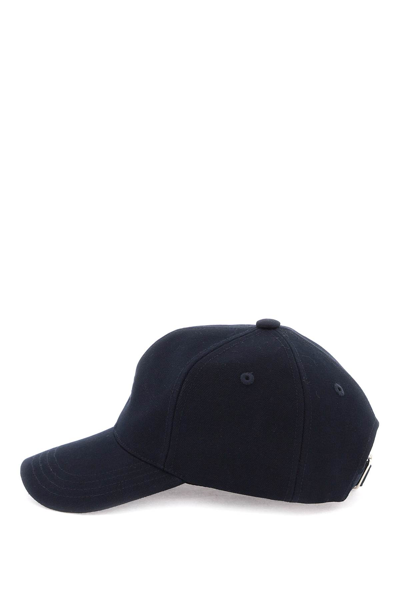 Shop Apc Charlie Baseball Cap In Dark Navy (blue)