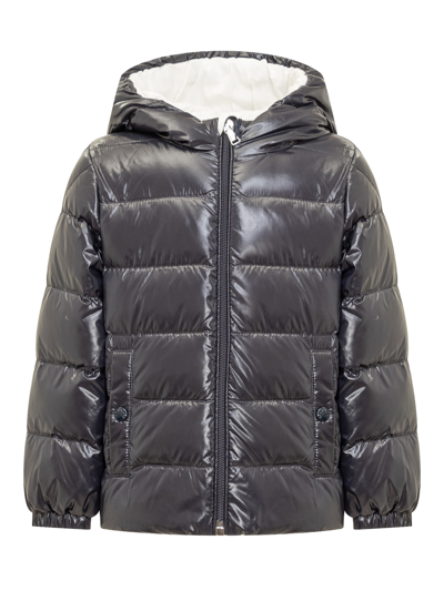 Shop Moncler Anand Down Jacket In Blu