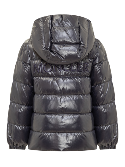 Shop Moncler Anand Down Jacket In Blu