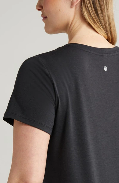 Zella Aspire Active T-shirt In Black