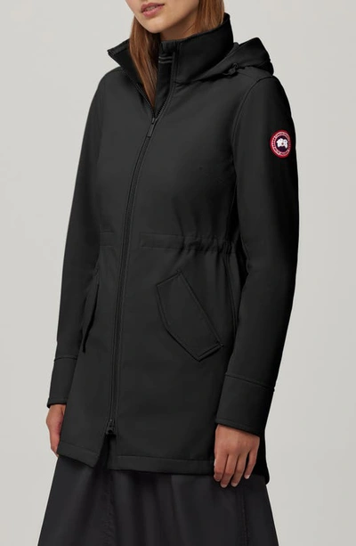 Shop Canada Goose Avery Water Repellent Hooded Jacket In Black - Noir