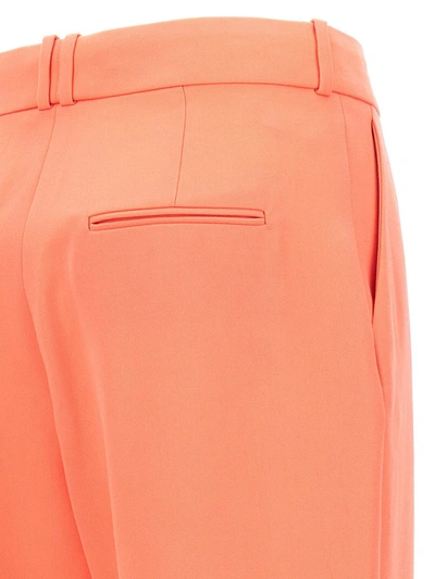 Balmain Pink Side Slits Pants In Pink