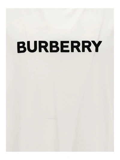 Shop Burberry 'harriston' T-shirt In White