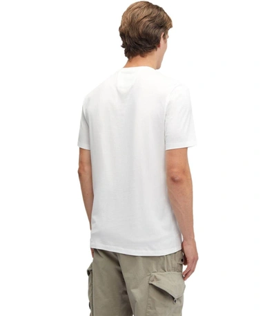 Shop C.p. Company Jersey 30/1 Gauze White T-shirt