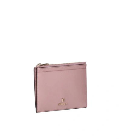 Shop Furla Camelia L Alba Card Holder In Pink