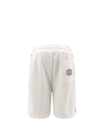 Shop Gucci Bermuda Shorts In White