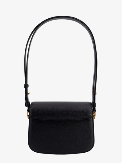 Shop Ami Alexandre Mattiussi Ami Paris Woman Shoulder Bag Woman Black Shoulder Bags