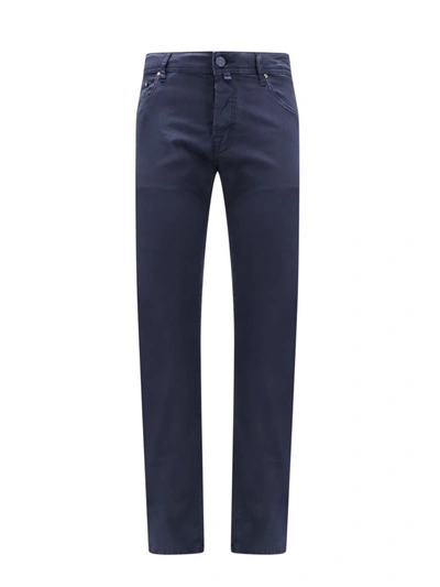 Shop Jacob Cohen Trouser In Blue