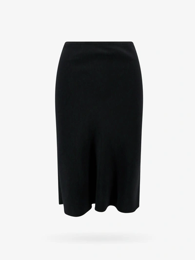 Shop Ami Alexandre Mattiussi Ami Paris Woman Skirt Woman Black Skirts