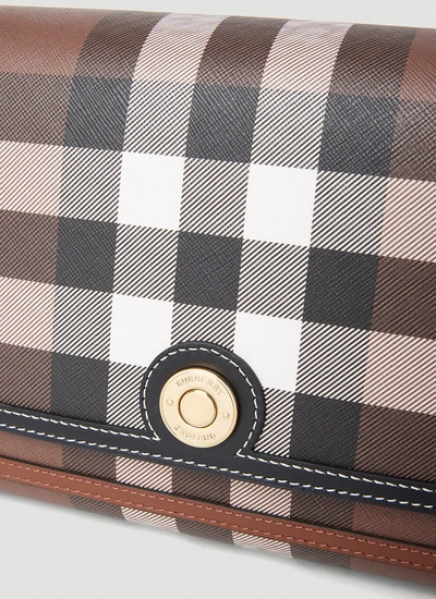 Shop Burberry Women Medium Note Shoulder Bag In Brown