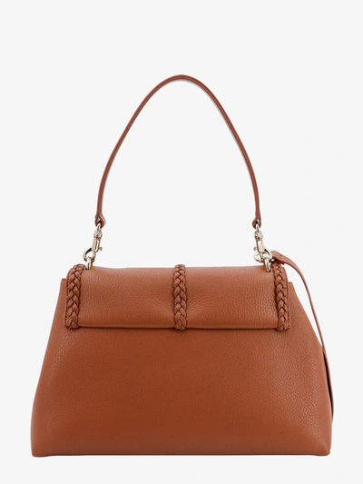 Shop Chloé Chloe' Woman Penelope Woman Brown Shoulder Bags