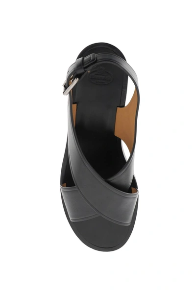 Shop Church's "rhonda Leather Sandals For Women In Black