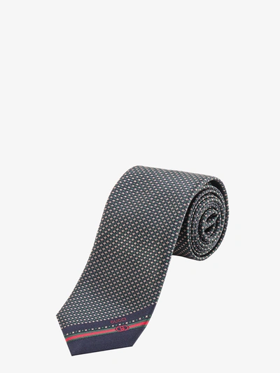 Shop Gucci Man Tie Man Blue Bowties E Ties