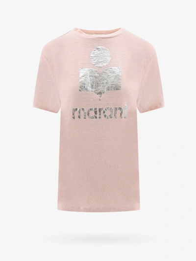 Shop Isabel Marant Étoile Isabel Marant Etoile Woman Zewel Woman Pink T-shirts
