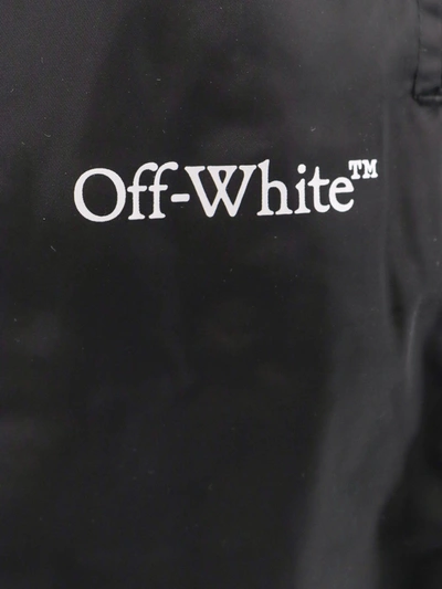 Shop Off-white Off White Man Swim Trunk Man Black Swimwear