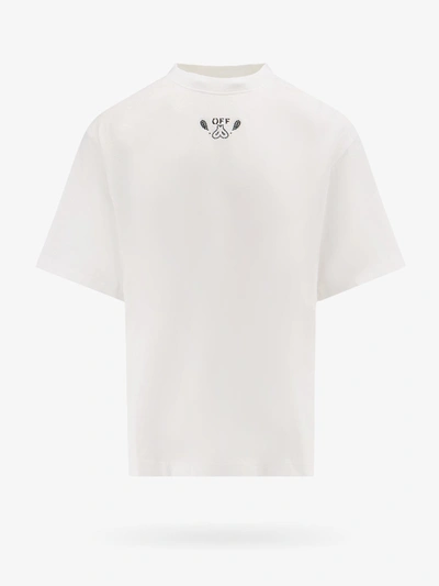 Shop Off-white Off White Man T-shirt Man White T-shirts