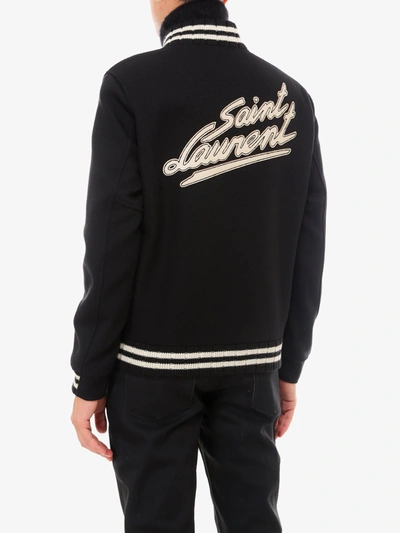 Shop Saint Laurent Man Jacket Man Black Jackets
