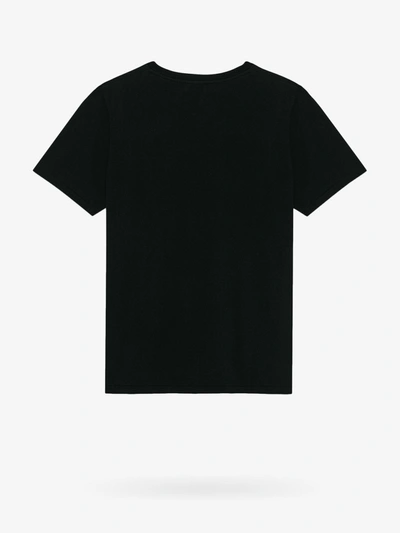 Shop Saint Laurent Man T-shirt Man Black T-shirts