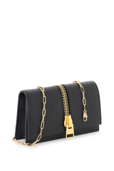 Shop Tom Ford Leather Mini Clutch Women In Black