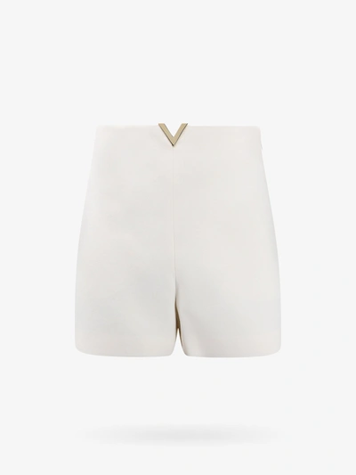 Shop Valentino Woman Shorts Woman White Shorts