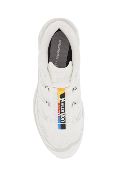Shop Salomon Xt-6 Sneakers In White White Lunar Rock (white)