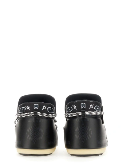 Shop Alanui X Moon Boot Lace-up Snow Boots In Black