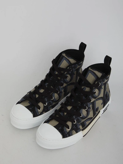 Shop Dior B23 High-top Sneakers In Black