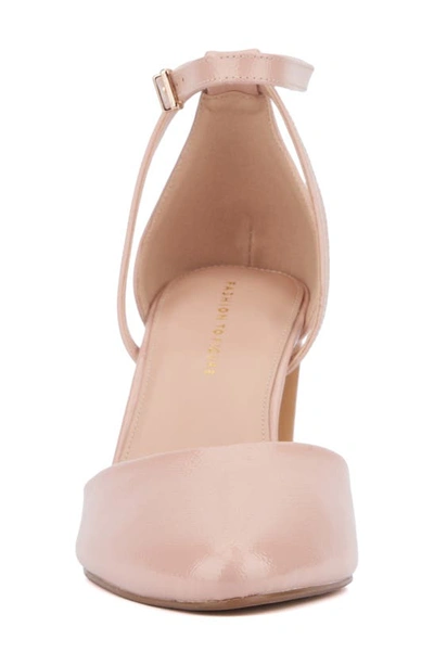 Shop Fashion To Figure Haisley Ankle Strap Pump In Nude