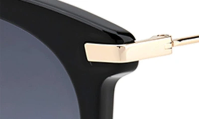 Shop Kate Spade Keesey 53mm Gradient Cat Eye Sunglasses In Black/ Grey Shaded