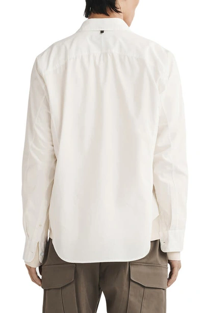 Shop Rag & Bone Fit 2 Slim Fit Ripstop Yokohama Button-up Shirt In Marsh