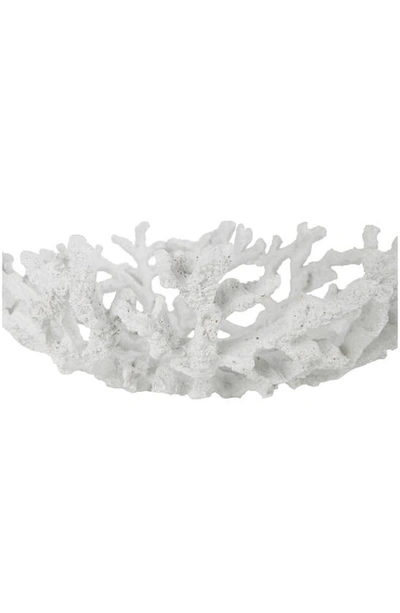 Shop Willow Row White Resin Set Of 2 Decorative Bowls