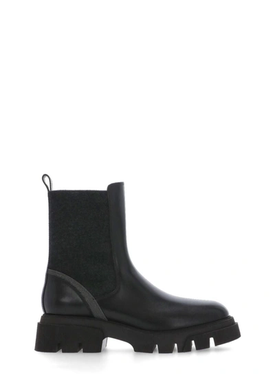 Shop Brunello Cucinelli Boots Black