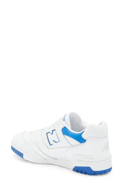 Shop New Balance 550 Basketball Sneaker In White/ Cobalt