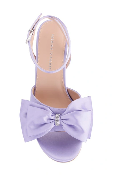 Shop Fashion To Figure Tatiana Bow Ankle Strap Sandal In Lavender