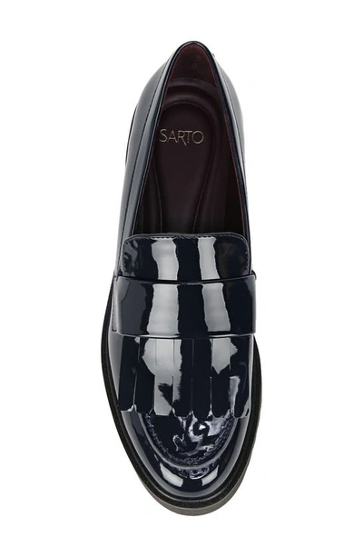 Sarto By Franco Sarto Calista Kiltie Loafer In Blue