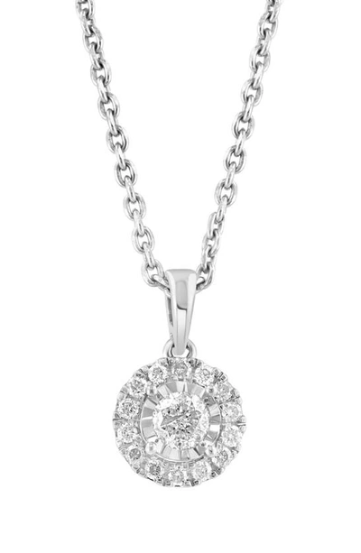 Shop Effy Sterling Silver Diamond Pendant Necklace