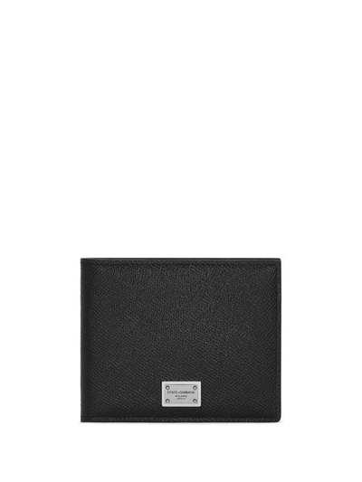 Shop Dolce & Gabbana Wallet With Application In Black